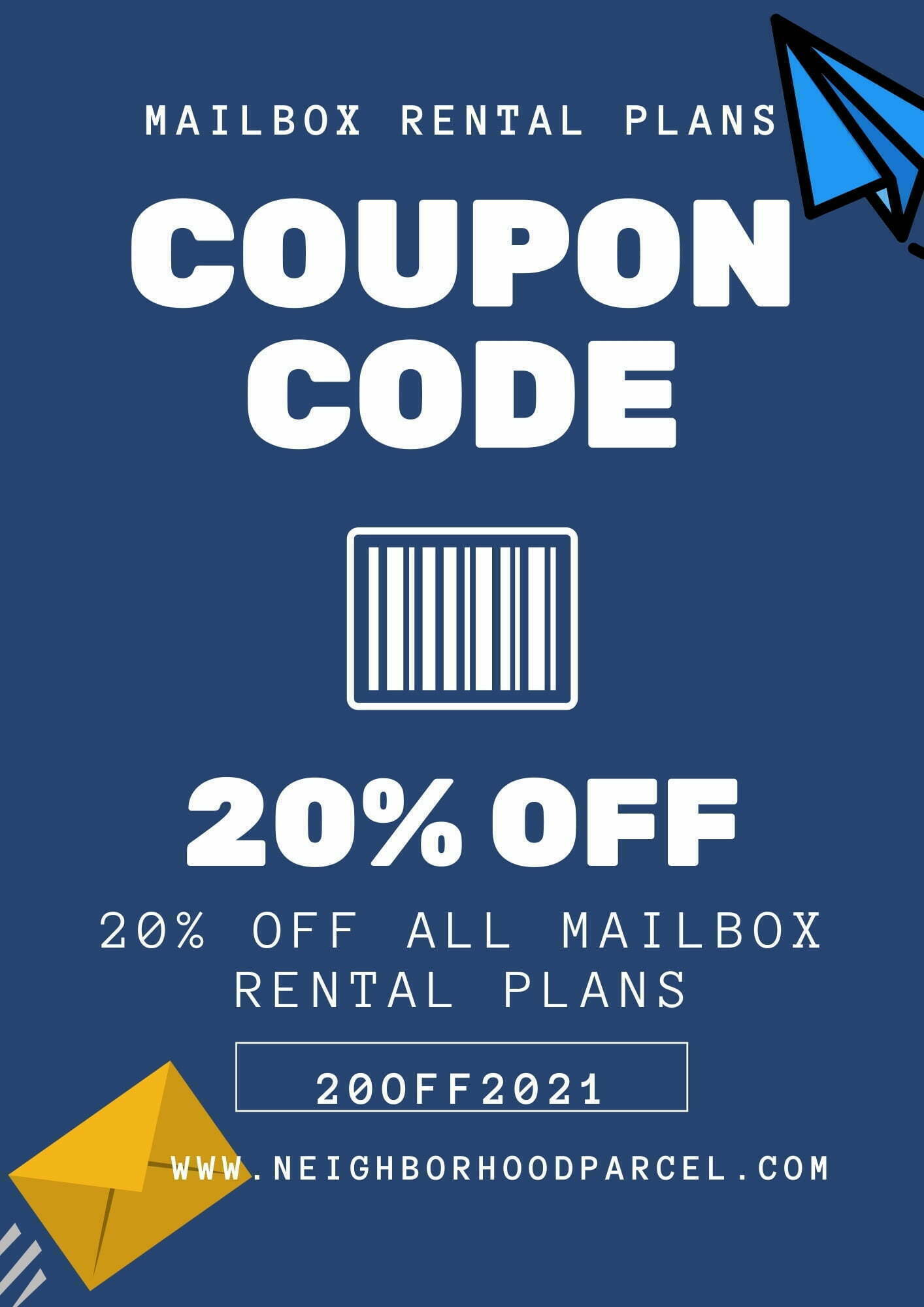 mailbox Discount Coupon Code