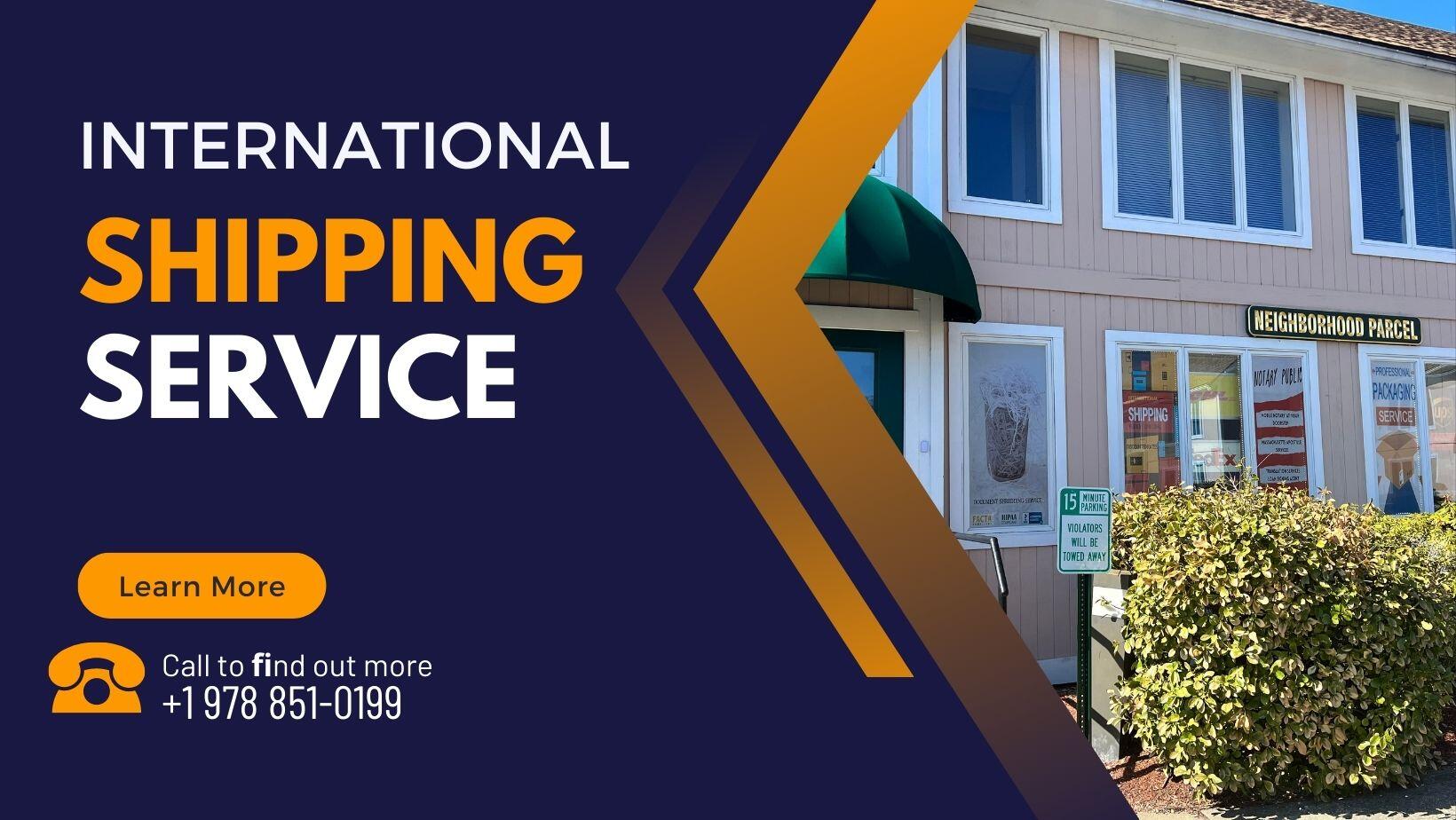 Best International Shipping Service In Chelmsford MA